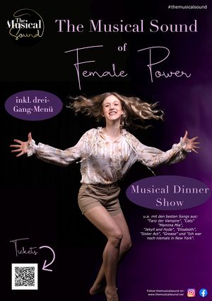 Musical Dinner Show inkl. 3-Gänge-Menü - The Musical Sound of Female Power
