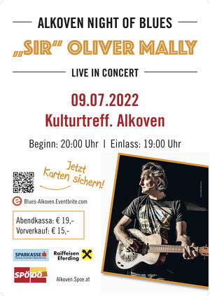"Sir" Oliver Mally live - Blues Night Alkoven