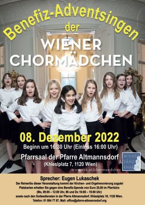 Advent-Singen der Wiener Chormädchen