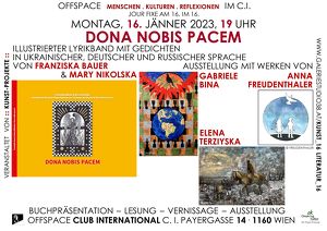 Dona Nobis Pacem. Buchpräsentation und Ausstellung