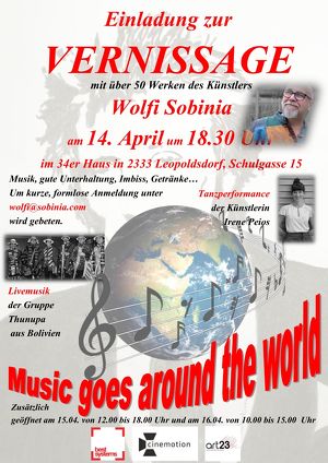 Vernissage Music goes around the world