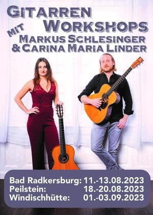 Fingerstyle & Classical Guitar Workshops mit  Markus Schlesinger & Carina Linder