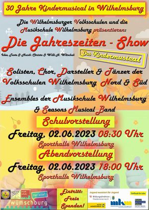 30 Jahre Kindermusical in Wilhelmsburg Die Jahreszeiten - Show