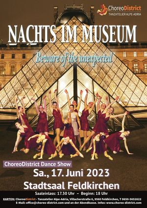 Nachts im Museum ChoreoDistrict Dance Show