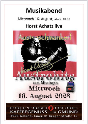 Musikabend mit Horst Achatz