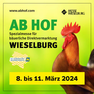 AB HOF 2024 - Spezialmesse für bäuerliche Direktvermarktung