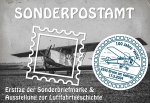 Sonderpostamt mit Ausstellung zur Luftfahrtgeschichte