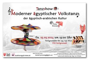 Tanzshow 2024 - Moderner ägyptischer Volkstanz der ägyptisch-arabischen Kultur