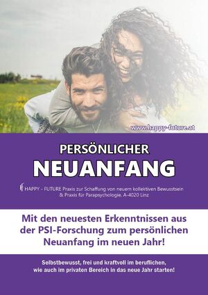 SEMINAR: PERSÖNLICHER NEUANFANG