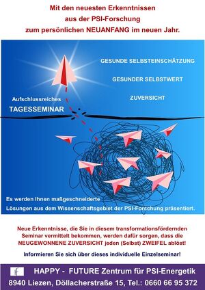 SEMINAR: PERSÖNLICHER NEUANFANG