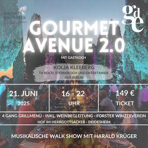 GOURMET AVENUE 2.0 mit Kolja Kleeberg