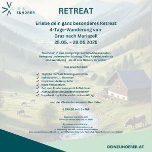 Wander Retreat von Graz nach Mariazell