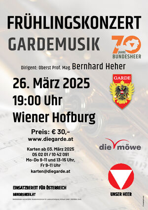 Frühlingskonzert der Gardemusik