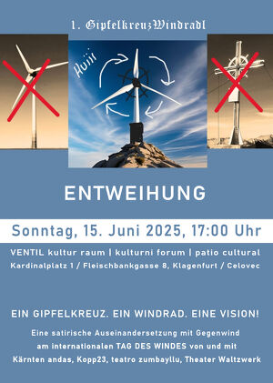 Das GipfelkreuzWindradl - eine Entweihung