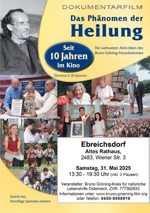 Ein Film, der heilt? Dokumentarfilm: Das Phänomen der Heilung - 10 jähriges Jubiläum