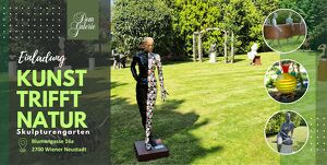 Kunst trifft Natur im Skulpturengarten