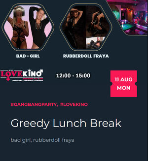 MONTAG  Greedy Lunch Break Lovekino Wien