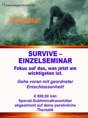 SURVIVE SEMINAR zur inneren Klärung, Neuorientierung & Entschlossenheit