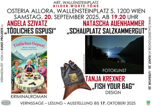 Das Salzkammergut als Schauplatz von Kriminalroman, Fotokunst und Taschendesign