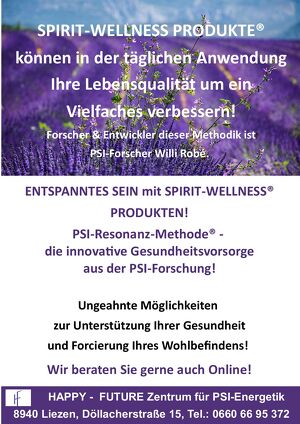 Kostenloser Infotag! NEUES aus der PSI-FORSCHUNG - die rasche Hilfe bei Energielosigkeit, Stagnation, Überforderung, neurologische Probleme,...