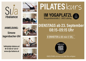 PILATESKURS ab 23. September 08:15-09:15 in Lebring