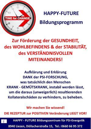 (ONLINE) Bildungsprogramm: WISSEN AUS DER PSI-FORSCHUNG SCHÜTZT IHRE GESUNDHEIT!