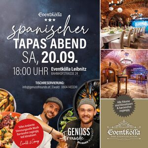 Tapas-Abend im Eventkölla Leibnitz