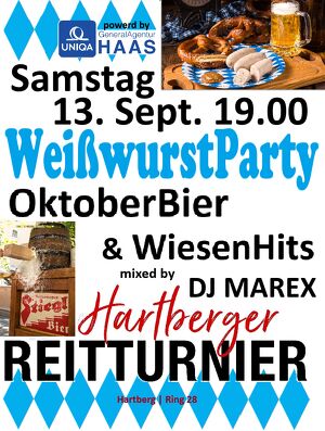 WeißwurstParty, Oktoberbier & WiesenHits