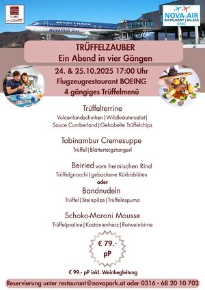 Trüffelzauber - ein Abend in vier Gängen