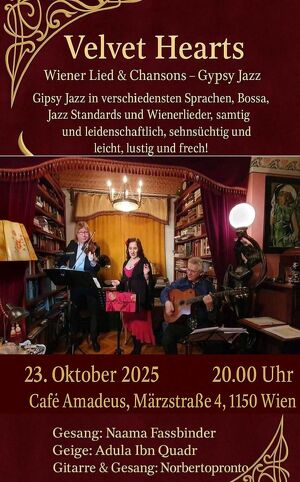 Velvet Hearts  Wiener Lieder & Chansons-Gipsy Jazz