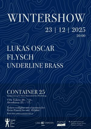 Wintershow mit Lukas Oscar, Flysch und Underline Brass