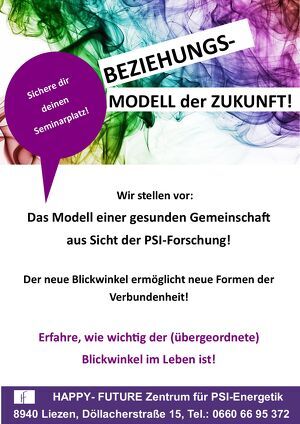 Gruppen-Seminar: "BEZIEHUNGS-MODELL der ZUKUNFT"