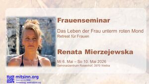 Frauenseminar  Renata Mierzejewska  Das Leben der Frau unterm roten Mond