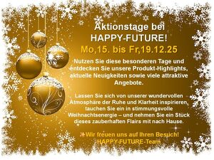 (Online) Aktionstage bei HAPPY-FUTURE: GLÜCKLICH mit SPIRIT-WELLNESS® Ritualen!