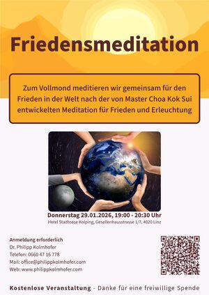 Meditation &uuml;ber Zwei Herzen zu Vollmond