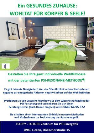 (ONLINE) Infotage zum Thema: Positivierung der Raumenergetik mittels PSI-Resonanz-Methode