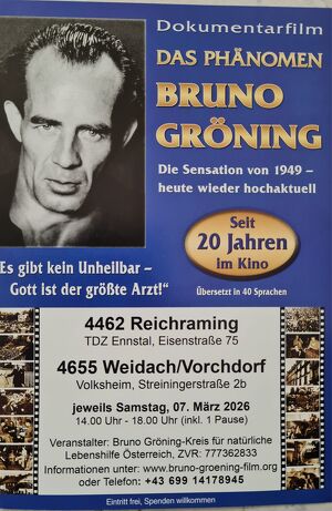 Der besondere Film: Dokumentarfilm &uuml;ber Bruno Gr&ouml;ning