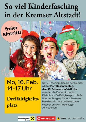 Kinderfasching in der Kremser Altstadt