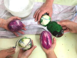 Kinder Filz Kurs �Ostereier�