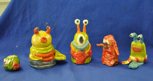 Kinder Keramik Kurs �Einh&ouml;rner und Fabelwesen�