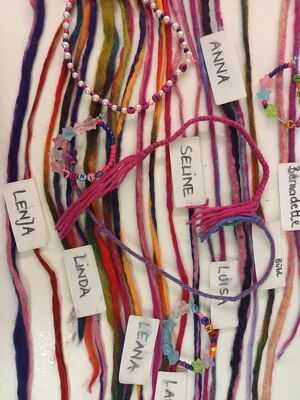 Kinder Kreativ Kurs �Freundschaftsb&auml;nder�