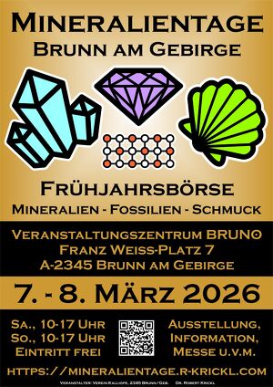 Mineralientage Brunn am Gebirge - Fr&uuml;hjahrsb&ouml;rse