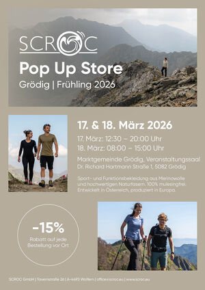 SCROC Pop Up Store Gr&ouml;dig