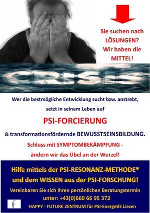 (ONLINE) HF BERATUNGSTAGE: Ma&szlig;nahmen aus der PSI-Forschung f&uuml;r ein GESUNDES, ERFOLGREICHES Leben!