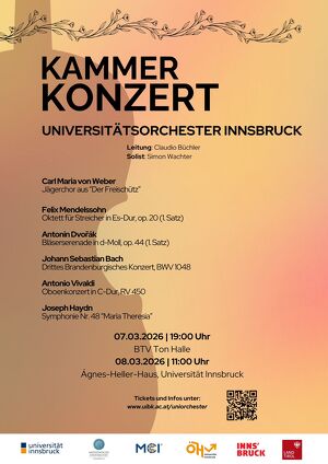 Kammerkonzert des Uniorchesters Innsbruck
