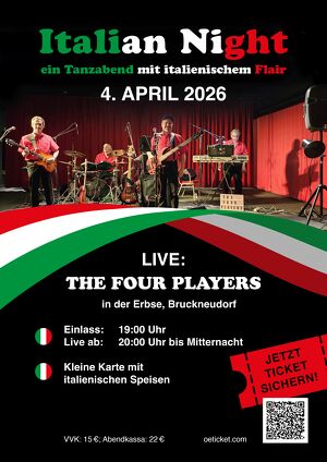 Italian Night - ein Tanzabend Live mit The Four Players