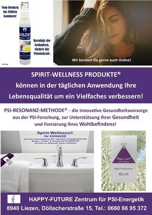 (ONLINE) Kostenloser Beratungstag: HARMONIE & GESUNDHEIT DANK SPIRIT-WELLNESS&reg;!