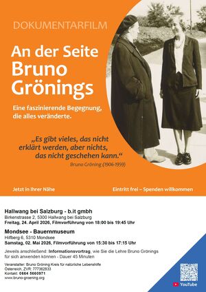 Dokumentarfilm "An der Seite Bruno Gr&ouml;nings"