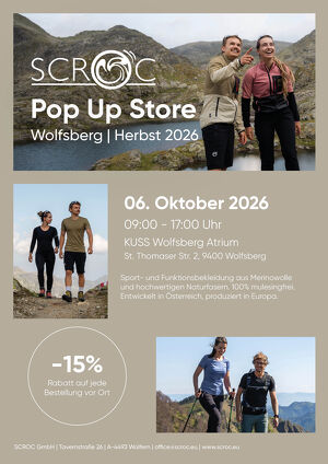 SCROC Pop Up Store Wolfsberg