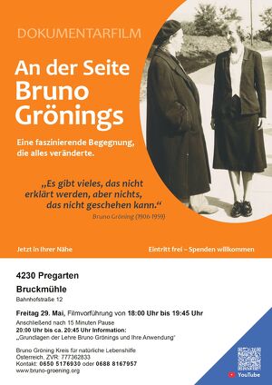 Dokumentarfilm �An der Seite Bruno Gr&ouml;nings� - ein Film, der ber&uuml;hrt.